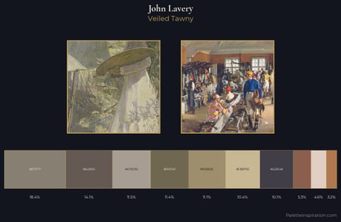 John Lavery Palette 2 - Veiled Tawny