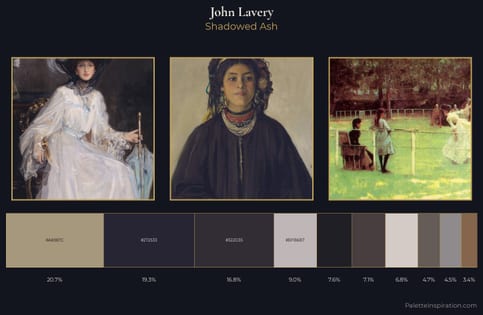 John Lavery Palette 4 - Shadowed Ash