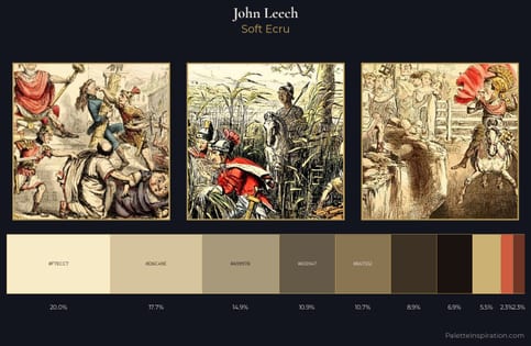John Leech Palette 5 - Soft Ecru