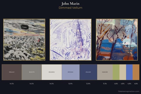 John Marin Master Palette