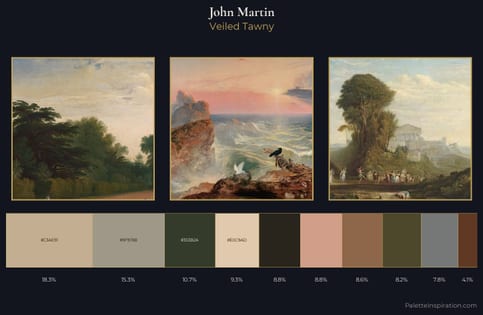 John Martin Palette 2 - Veiled Tawny