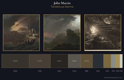 John Martin Palette 6 - Tenebrous Sienna