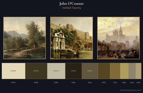 John O'Connor Palette 4 - Veiled Tawny