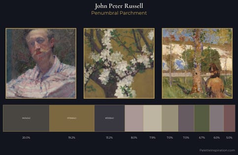 John Peter Russell Palette 4 - Penumbral Parchment