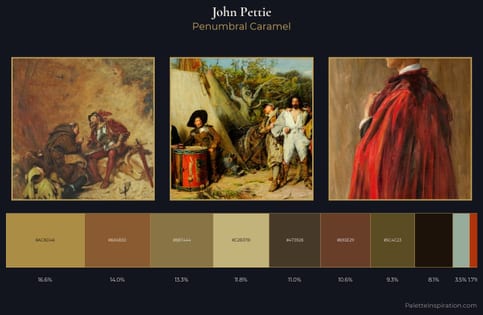 John Pettie Palette 5 - Penumbral Caramel