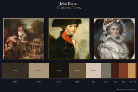 John Russell Master Palette - Shadowed Tawny