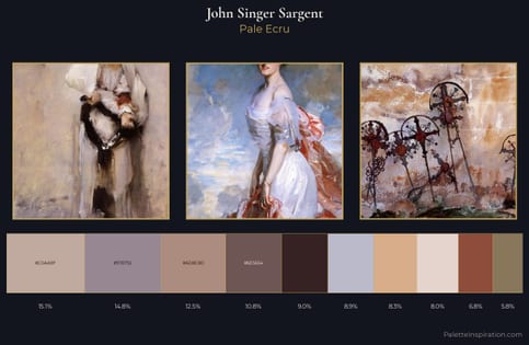 John Singer Sargent Palette 4