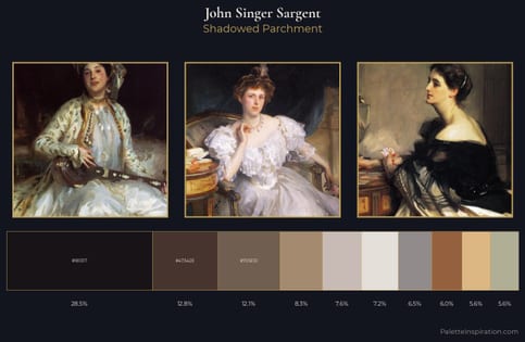 John Singer Sargent Palette 8