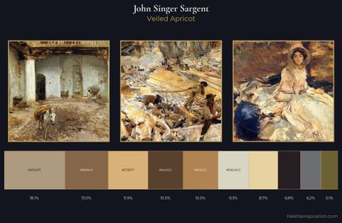 John Singer Sargent Palette 9