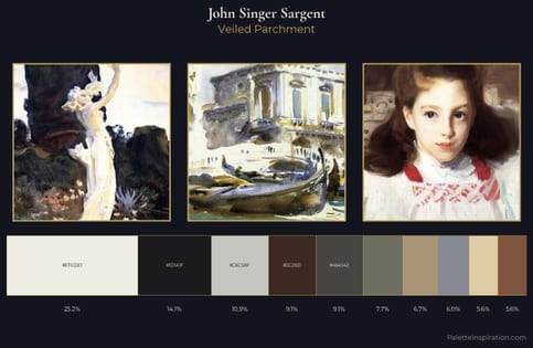John Singer Sargent Palette 12