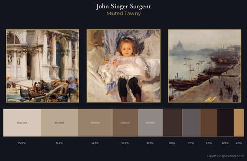 John Singer Sargent Palette 19