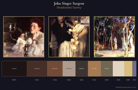 John Singer Sargent Palette 20