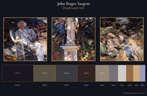 John Singer Sargent Palette 22