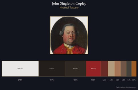 John Singleton Copley Palette 10 - Muted Tawny