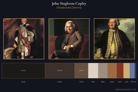 John Singleton Copley Master Palette