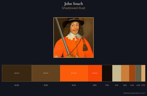 John Souch Palette 2 - Shadowed Rust