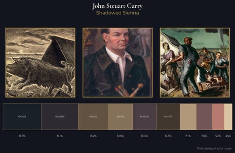 John Steuart Curry Palette 5 - Shadowed Sienna