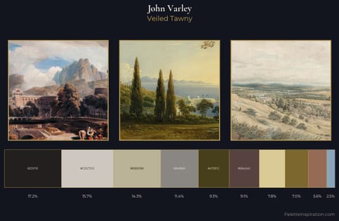 John Varley Palette 3 - Veiled Tawny