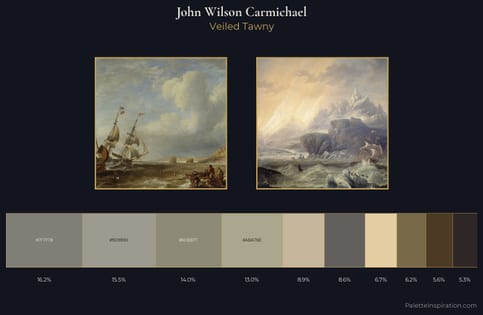 John Wilson Carmichael Palette 4 - Veiled Tawny
