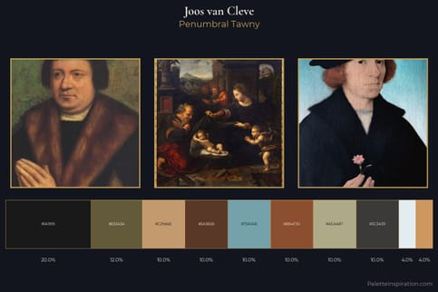 Joos van Cleve Master Palette - Penumbral Tawny