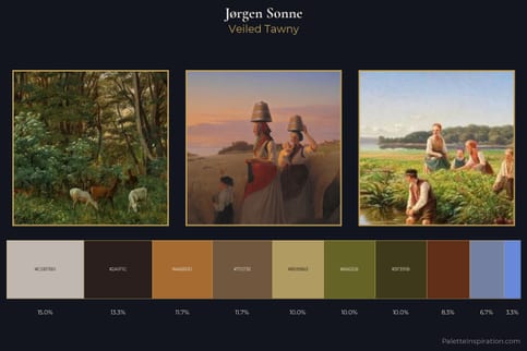 Jørgen Sonne Master Palette - Veiled Tawny