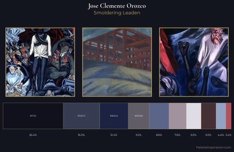 Jose Clemente Orozco Palette 8