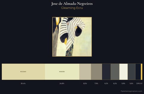 Jose de Almada-Negreiros Palette 2 - Gleaming Ecru