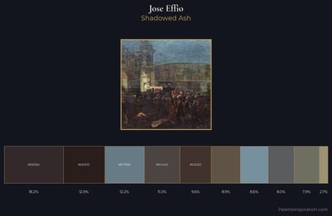 Jose Effio Palette 3 - Shadowed Ash