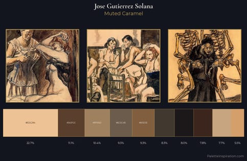 Jose Gutierrez Solana Palette 5 - Muted Caramel