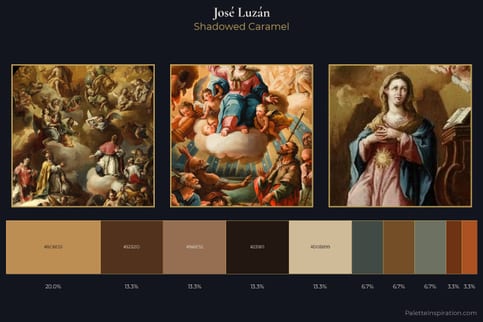 José Luzán Master Palette - Shadowed Caramel