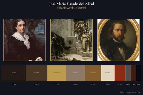 José María Casado del Alisal Master Palette - Shadowed Caramel