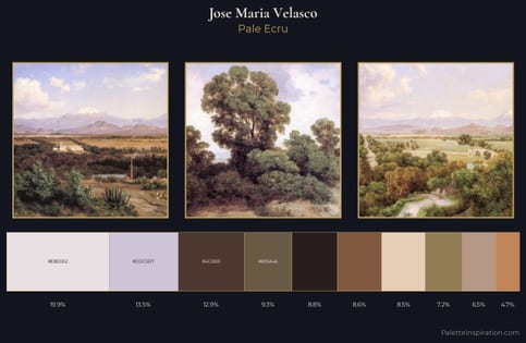 Jose Maria Velasco Palette 7 - Pale Ecru