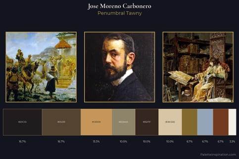 Jose Moreno Carbonero Master Palette - Penumbral Tawny