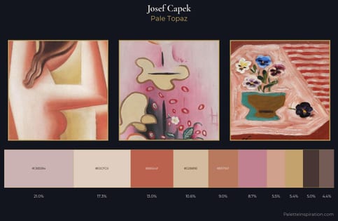 Josef Capek Palette 1 - Pale Topaz