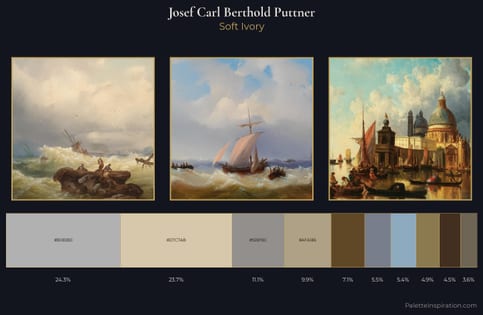 Josef Carl Berthold Puttner Palette 1 - Soft Ivory