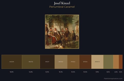 Josef Kinzel Palette 4 - Penumbral Caramel