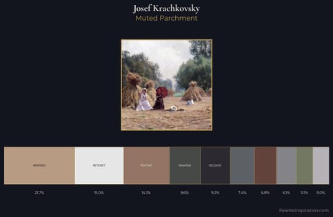 Josef Krachkovsky Palette 2 - Muted Parchment