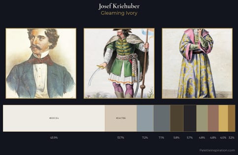 Josef Kriehuber Palette 4 - Gleaming Ivory