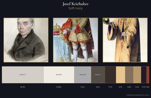 Josef Kriehuber Palette 6 - Soft Ivory