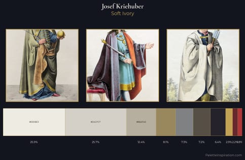 Josef Kriehuber Palette 7 - Soft Ivory