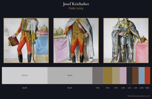 Josef Kriehuber Palette 8 - Pale Ivory