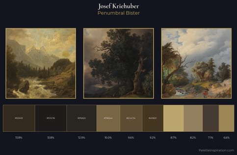 Josef Kriehuber Palette 11 - Penumbral Bister