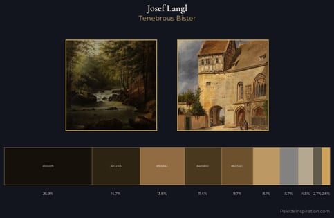 Josef Langl Palette 5 - Tenebrous Bister