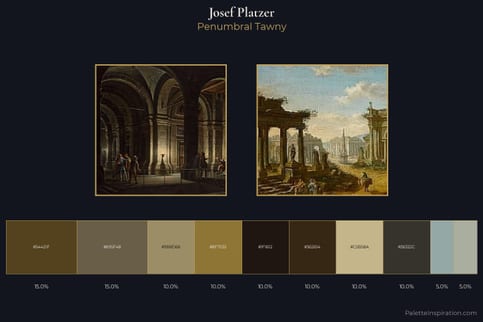 Josef Platzer Master Palette - Penumbral Tawny