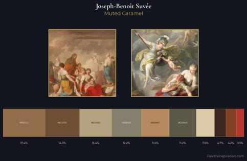 Joseph-Benoît Suvée Palette 1