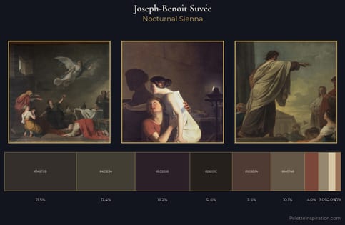 Joseph-Benoît Suvée Palette 3