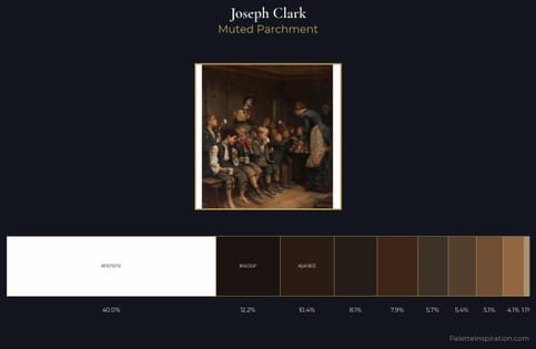 Joseph Clark Palette 4 - Muted Parchment