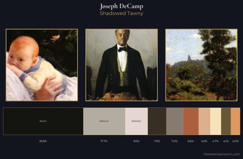 Joseph DeCamp Palette 3 - Shadowed Tawny