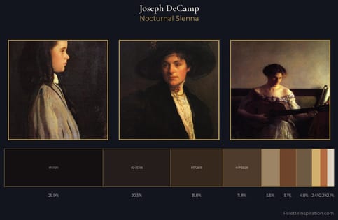 Joseph DeCamp Palette 8 - Nocturnal Sienna