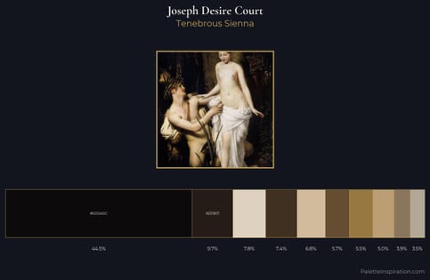 Joseph Desire Court Palette 2 - Tenebrous Sienna